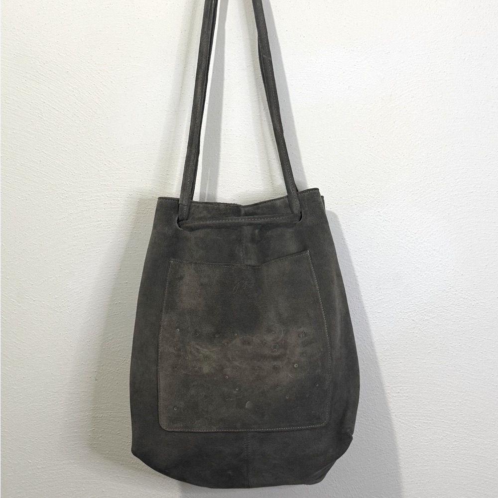 Chic Suede Textured Handbag